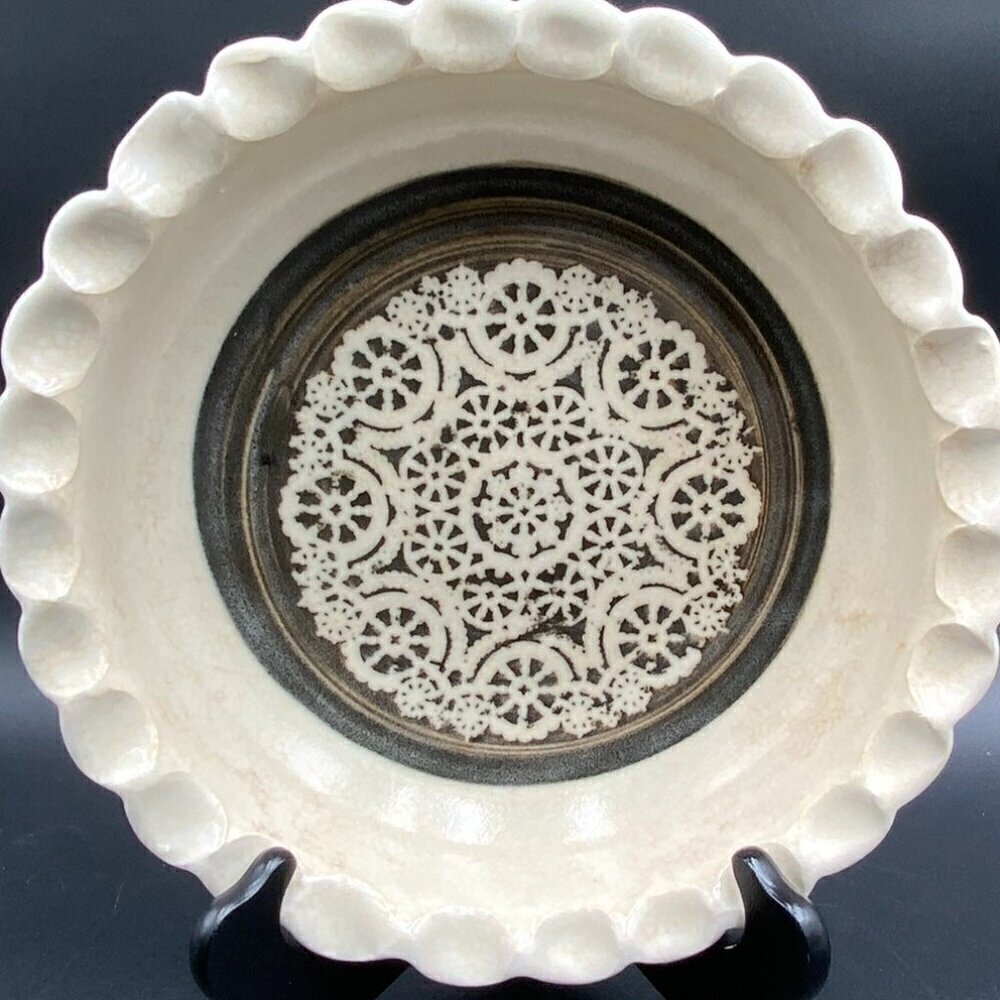 Pottery by Frank Neef Seagrove North Carolina Pie Plate